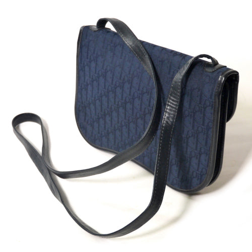 OLD Dior　トロッターミニショルダー（紺）