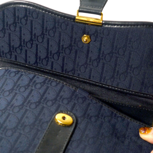 OLD Dior　トロッターミニショルダー（紺）