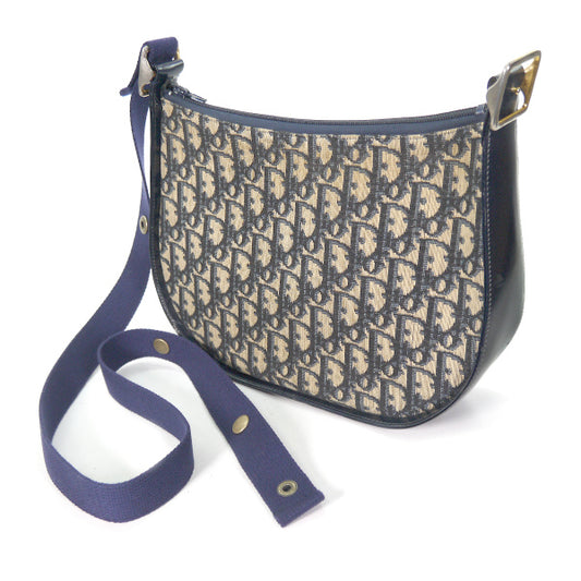 Old Dior 2WAYトロッター半円ショルダー（青系）