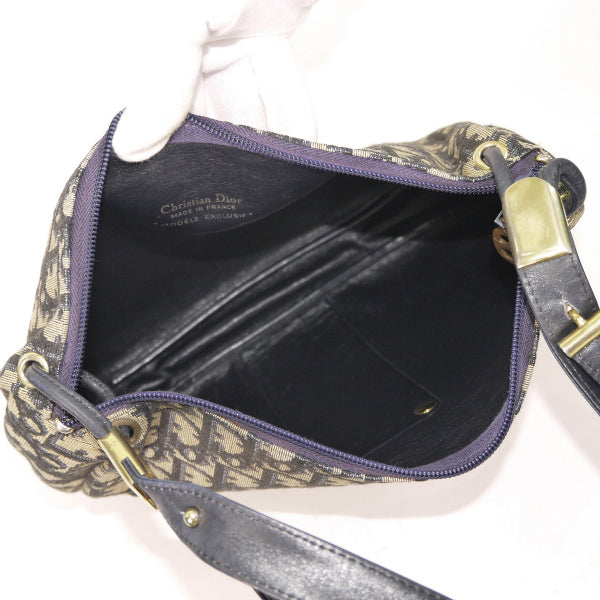 OLD Dior トロッター2WAYショルダー（青系）