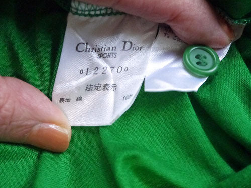 Old Dior　半袖ブラウス（緑）