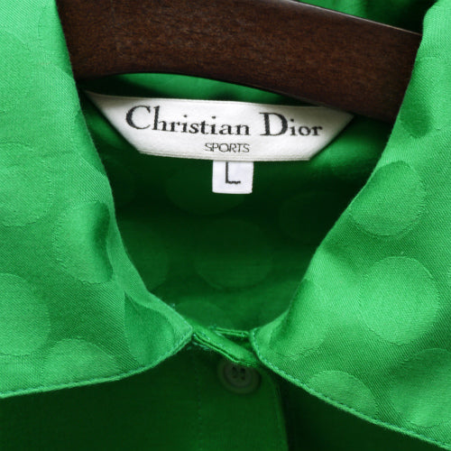 Old Dior　半袖ブラウス（緑）