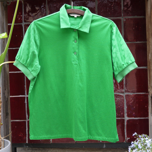 Old Dior　半袖ブラウス（緑）