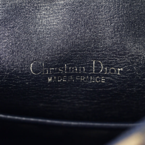 Old Dior　トロッター半円Wショルダー（青系）