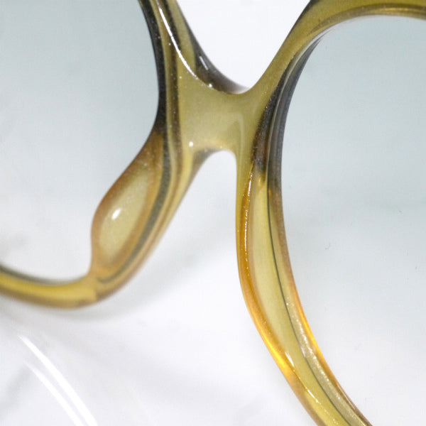 Old Dior ラメグラデーション サングラス（青×黄）