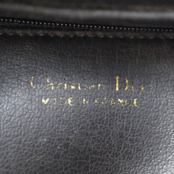 Old Dior　総革ラウンドポシェット（黒）
