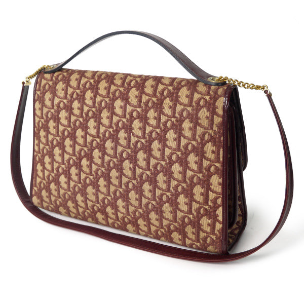 Old Dior　トロッター2WAY CDロゴバッグ（赤）