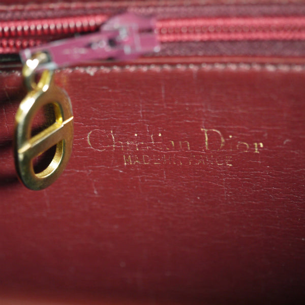 Old Dior　トロッター2WAY CDロゴバッグ（赤）