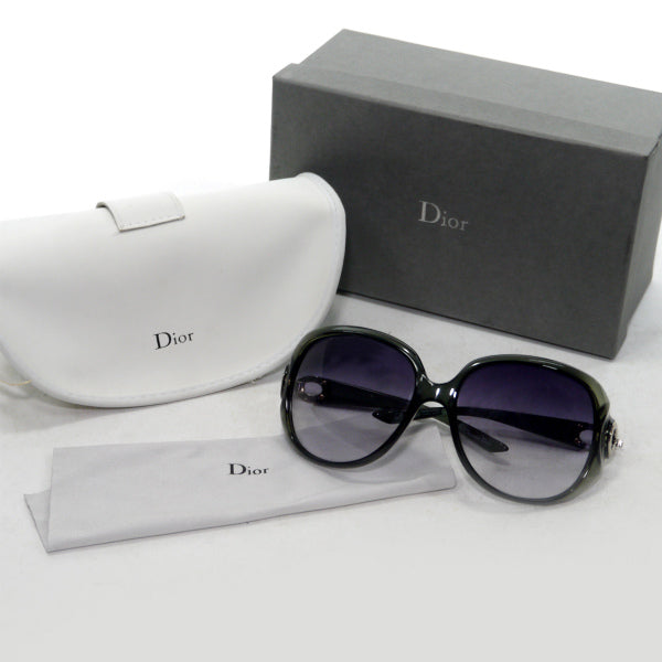 Dior Lady1 シグネチャーリングテンプルサングラス（グレイ）