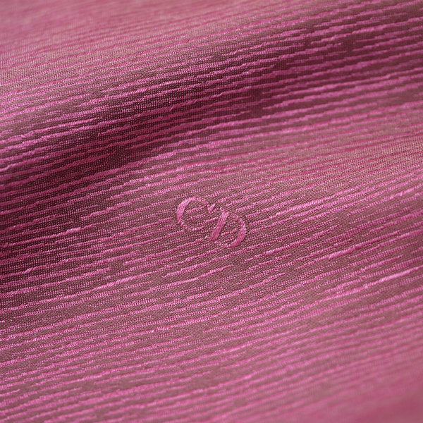 Old Dior ハイネック葡萄色シルクブラウス