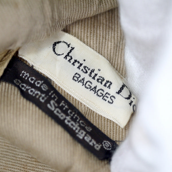 OLD Diorトロッター　 定番ボストン（青　大）