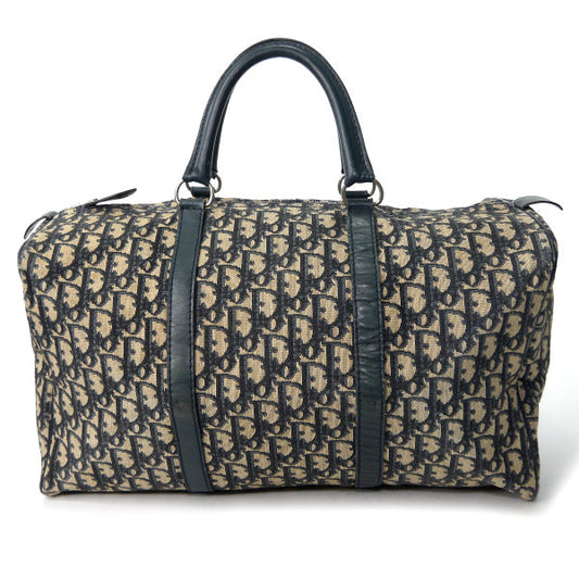 OLD Diorトロッター　 定番ボストン（青　大）