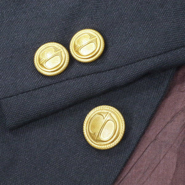Old Dior 金ボタンテーラードジャケット（濃紺） – Vintage Shop