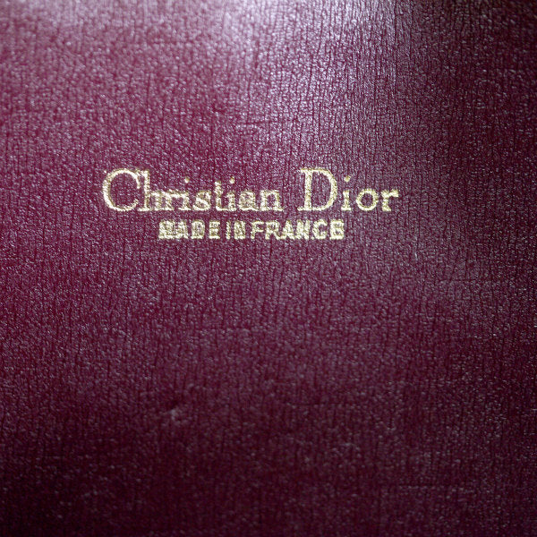 Old Dior　トロッター柄クラッチバッグ（赤）