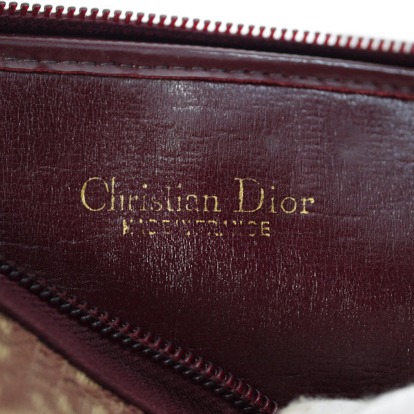 Old Dior　トロッター柄クラッチバッグ（ボルドー）