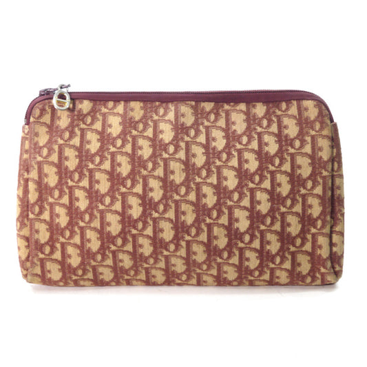 Old Dior　トロッター柄クラッチバッグ（ボルドー）