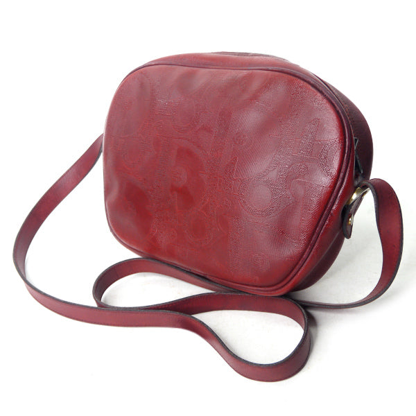 OLD Dior オーバルロゴ金具トロッター柄ショルダー（赤） – Vintage