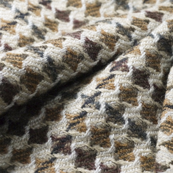 Old Dior 千鳥格子柄ツイード タイトスカート（茶系）