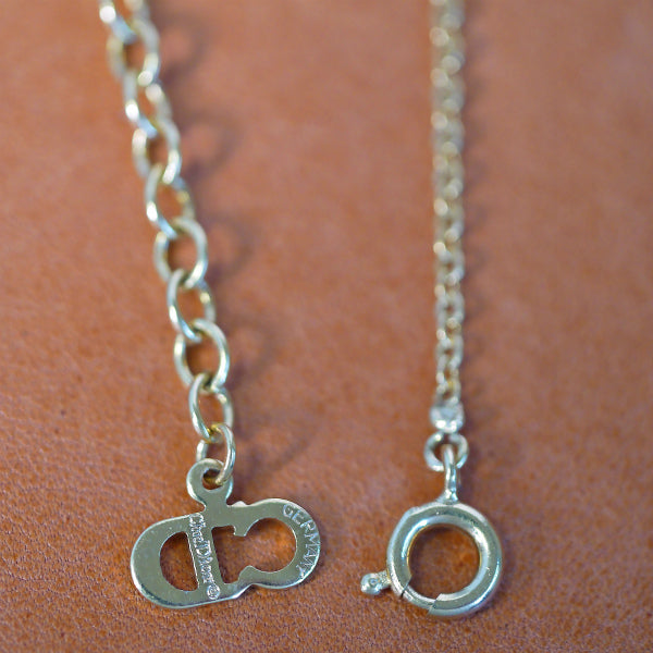 C.Dior　ゴールドネックレス（オニキス）