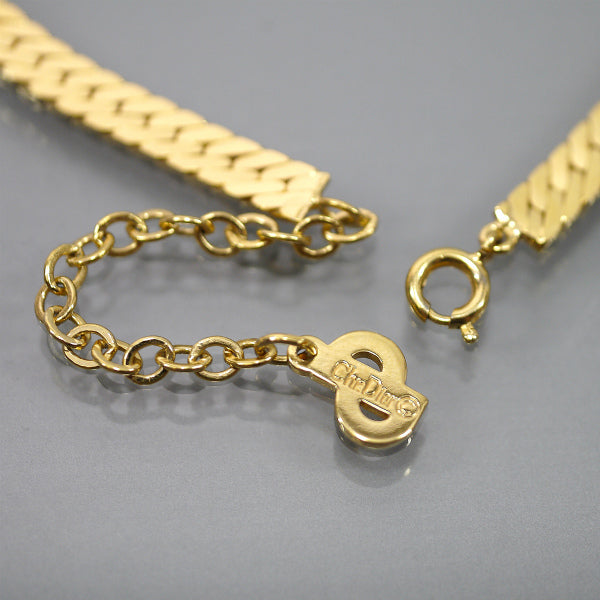 C.Dior　ゴージャス!ジルコニア×ブラックネックレス