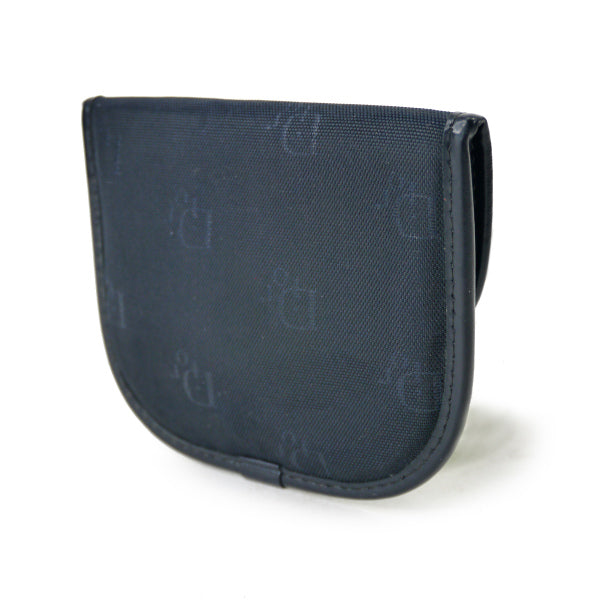 Old Dior ロゴ柄キャンバス コインケース（紺）