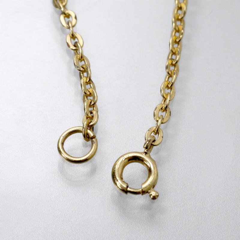 C.Dior オーバルロゴカットアウト ブレスレット（ゴールド）