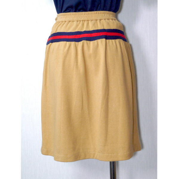 Old Dior ウェブリボン ポケットスカート（ベージュ）