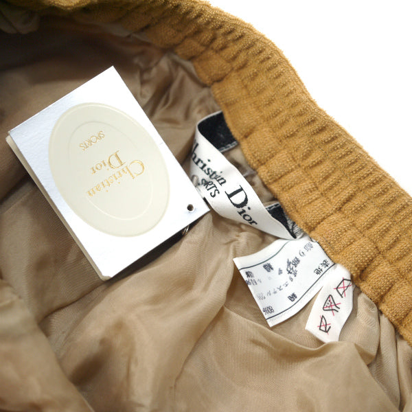 Old Dior ウェブリボン ポケットスカート（ベージュ）