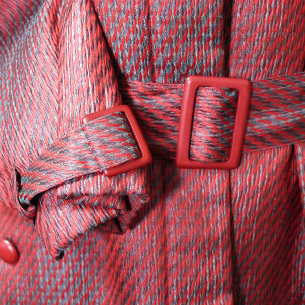 Old Dior 80ｓレトロモダン ハーフコート（赤）