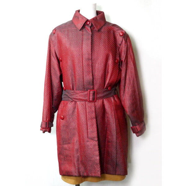 Old Dior 80ｓレトロモダン ハーフコート（赤）