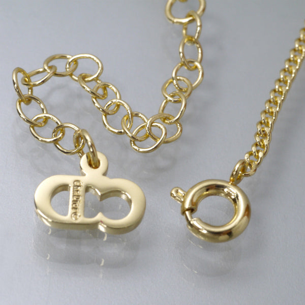 C.Dior サークルロゴ ネックレス（ゴールド）