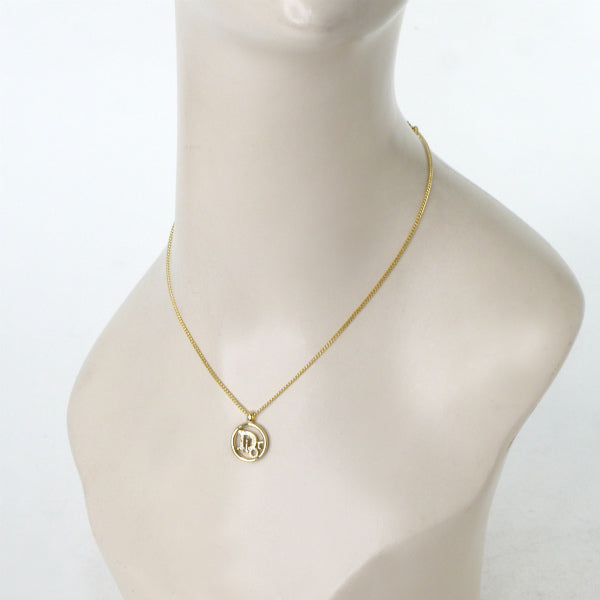 C.Dior サークルロゴ ネックレス（ゴールド）