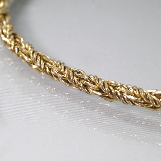 C.Dior　ロープチェーンブレスレット（ゴールド）