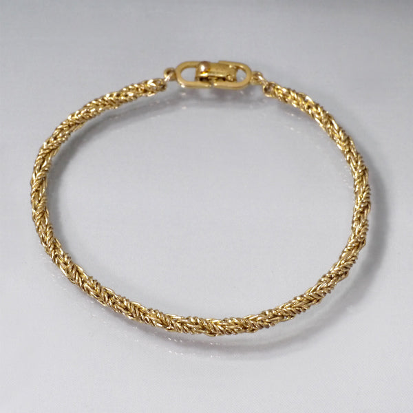 C.Dior　ロープチェーンブレスレット（ゴールド）