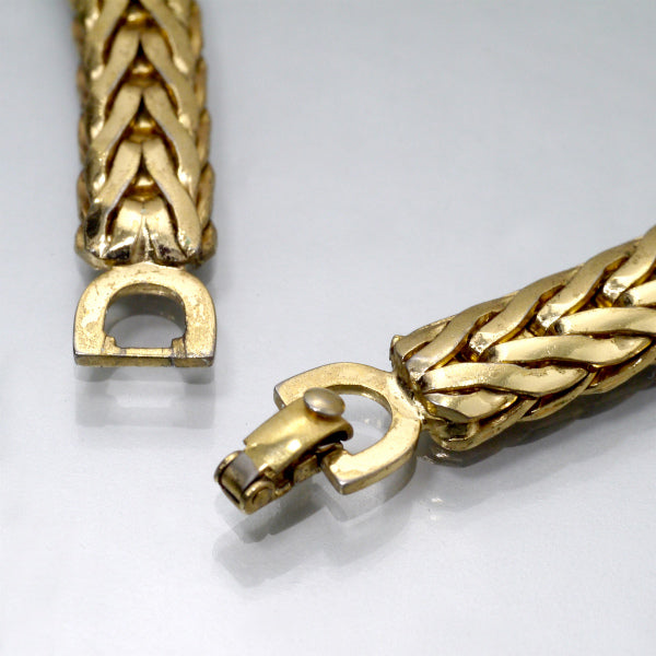 OLD Dior　ラインストーン ネックレス（ゴールド）