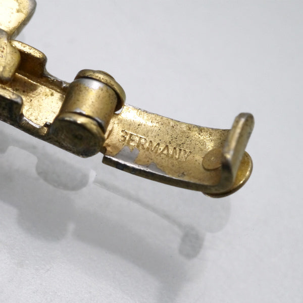 OLD Dior　ラインストーン ネックレス（ゴールド）