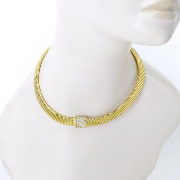 OLD Dior　ゴールドのチョーカーネックレス