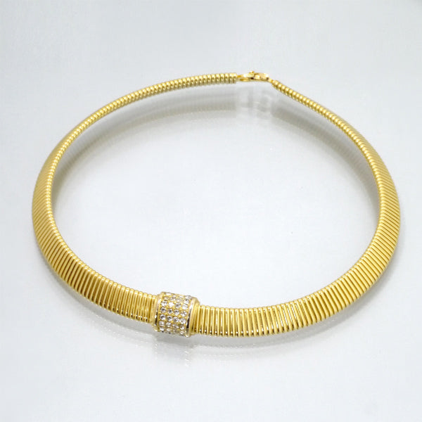 OLD Dior　ゴールドのチョーカーネックレス