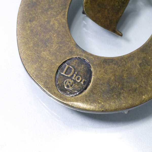 OLD Dior　カラーストーンロングネックレス（金古美）