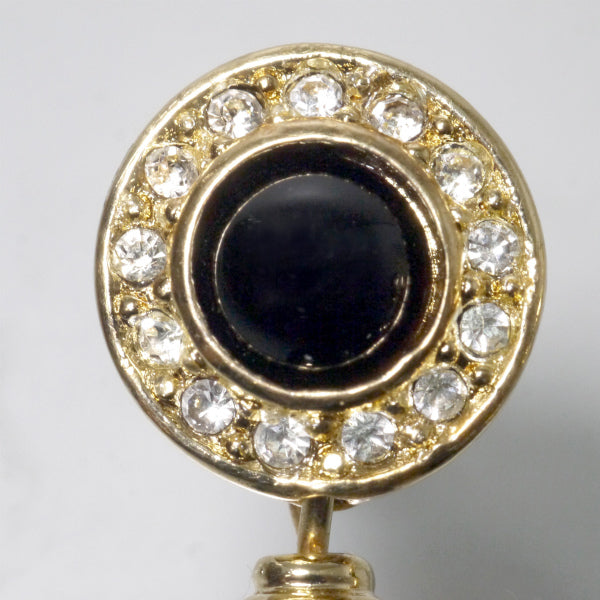 OLD Dior　ブラックストーンvintageピアス