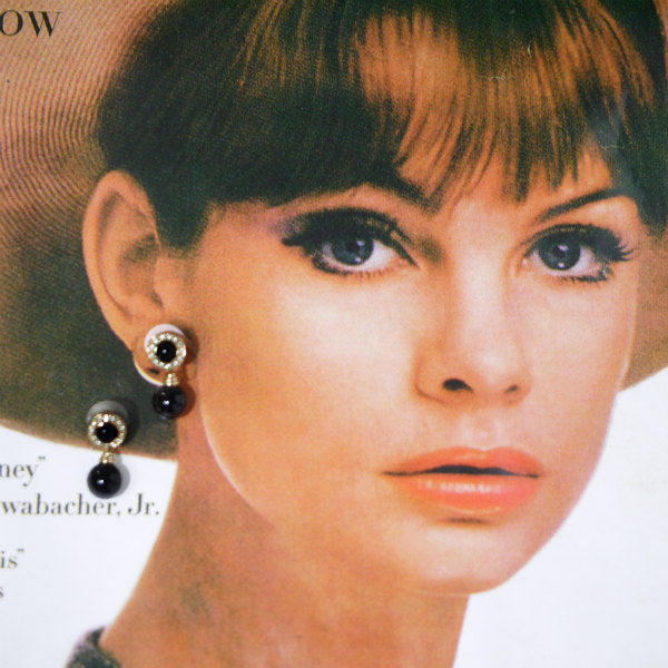 OLD Dior　ブラックストーンvintageピアス