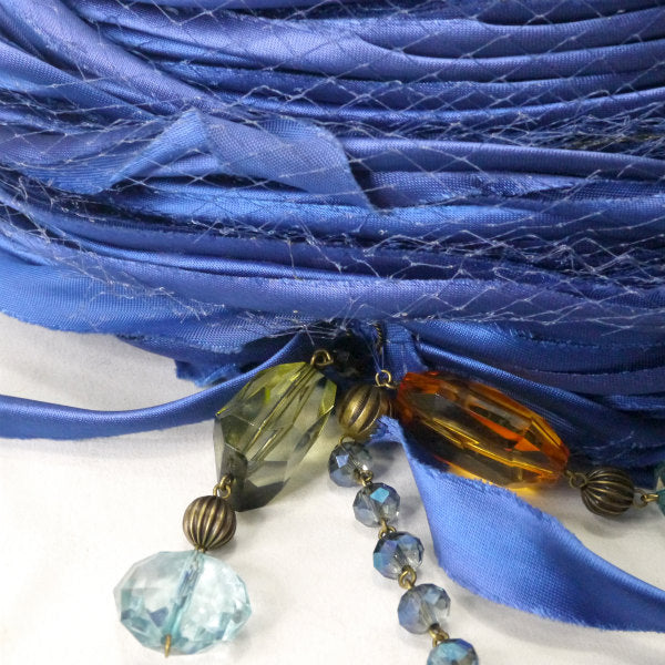 OLD Dior　ヴィンテージヘッドドレス（青）