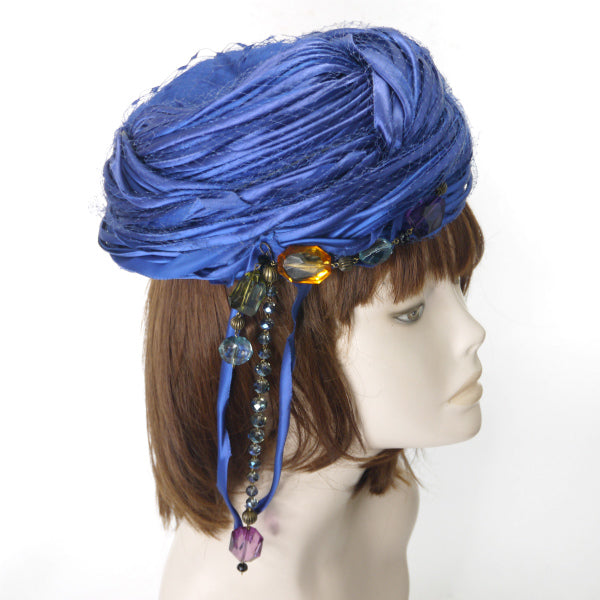 OLD Dior　ヴィンテージヘッドドレス（青）