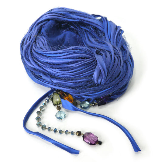 OLD Dior　ヴィンテージヘッドドレス（青）