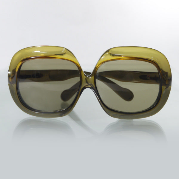 Old Dior ビッグフレーム70sサングラス（青×黄）