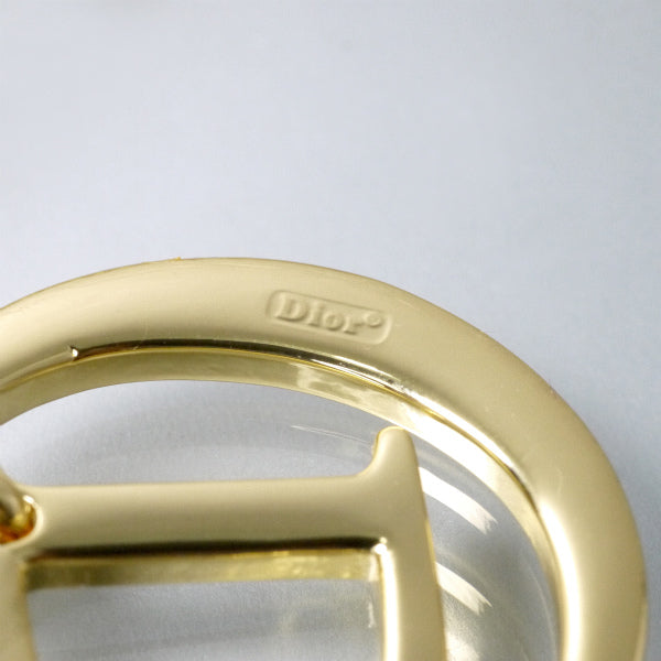 C.Dior　CDロゴチャームネックレス（ゴールド）