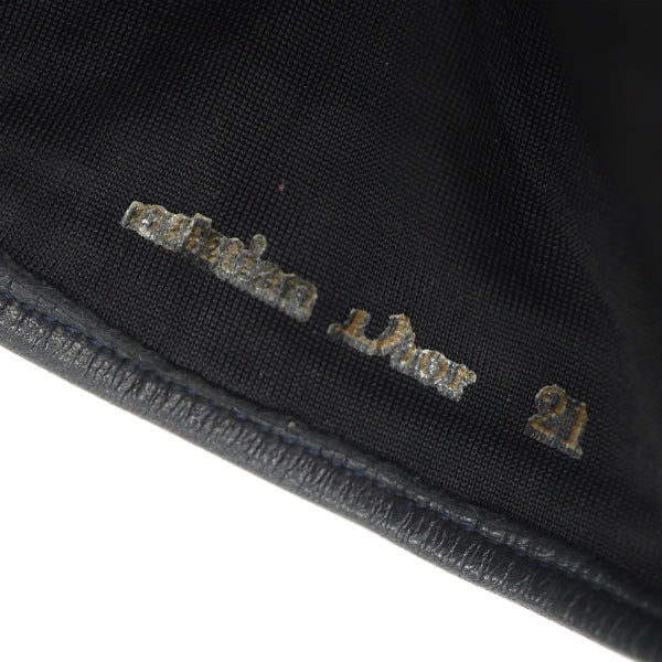 Old Dior　CDロゴ レザー手袋（黒）
