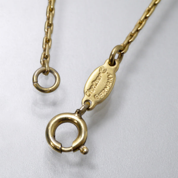 C.Dior ラウンドロゴカットアウト ブレスレット（ゴールド）