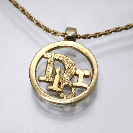 C.Dior ラウンドロゴカットアウト ブレスレット（ゴールド）