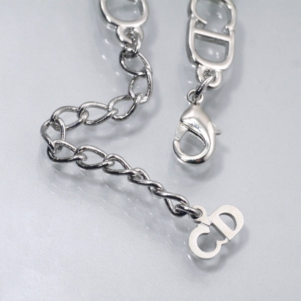 C.Dior　ロゴチェーンブレスレット（シルバー）